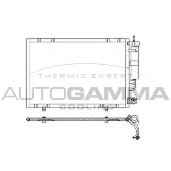 Condenseur, climatisation AUTOGAMMA 107195