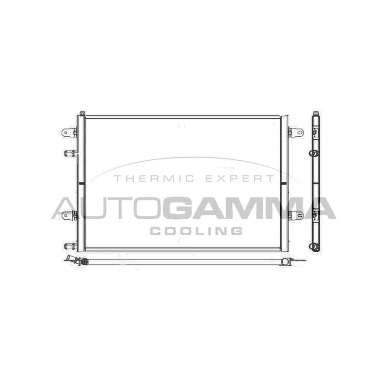 Radiateur, refroidissement du moteur AUTOGAMMA 107202