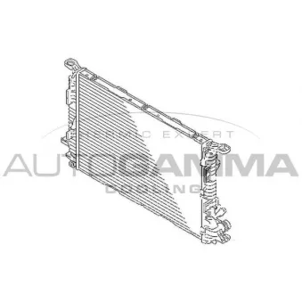 Radiateur, refroidissement du moteur AUTOGAMMA 107203