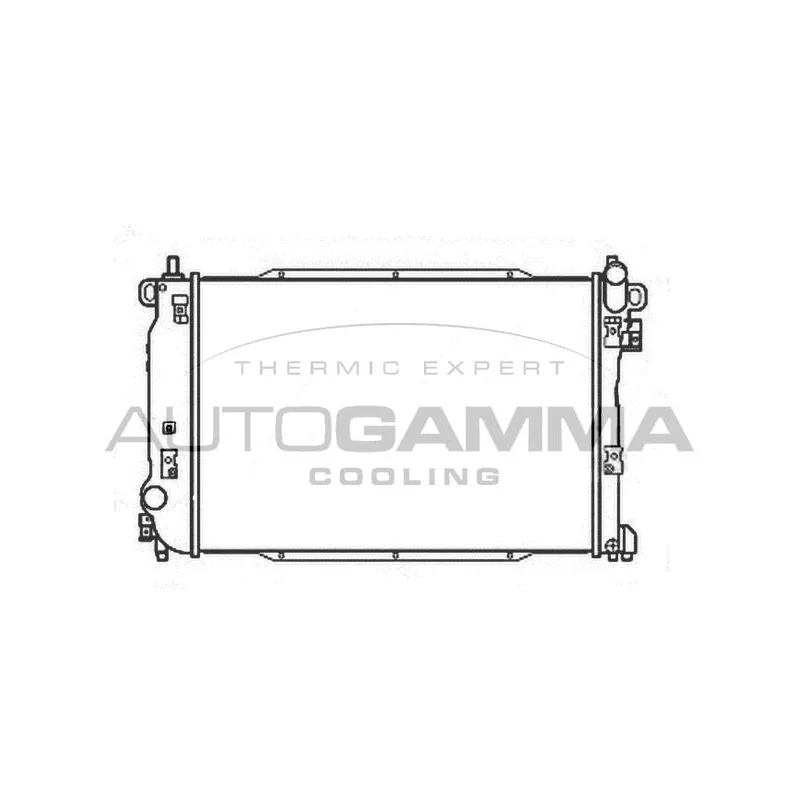 Radiateur, refroidissement du moteur AUTOGAMMA 107204