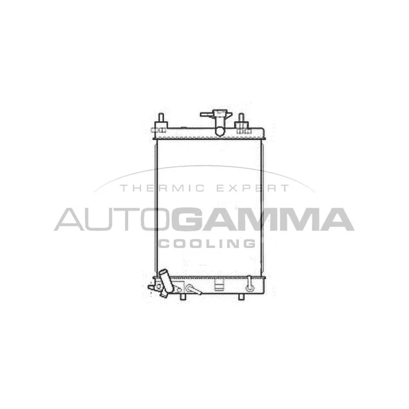 Radiateur, refroidissement du moteur AUTOGAMMA 107206