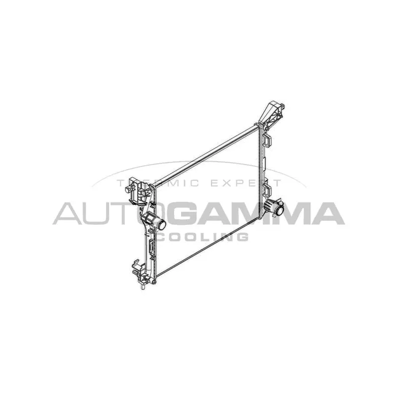 Radiateur, refroidissement du moteur AUTOGAMMA 107208