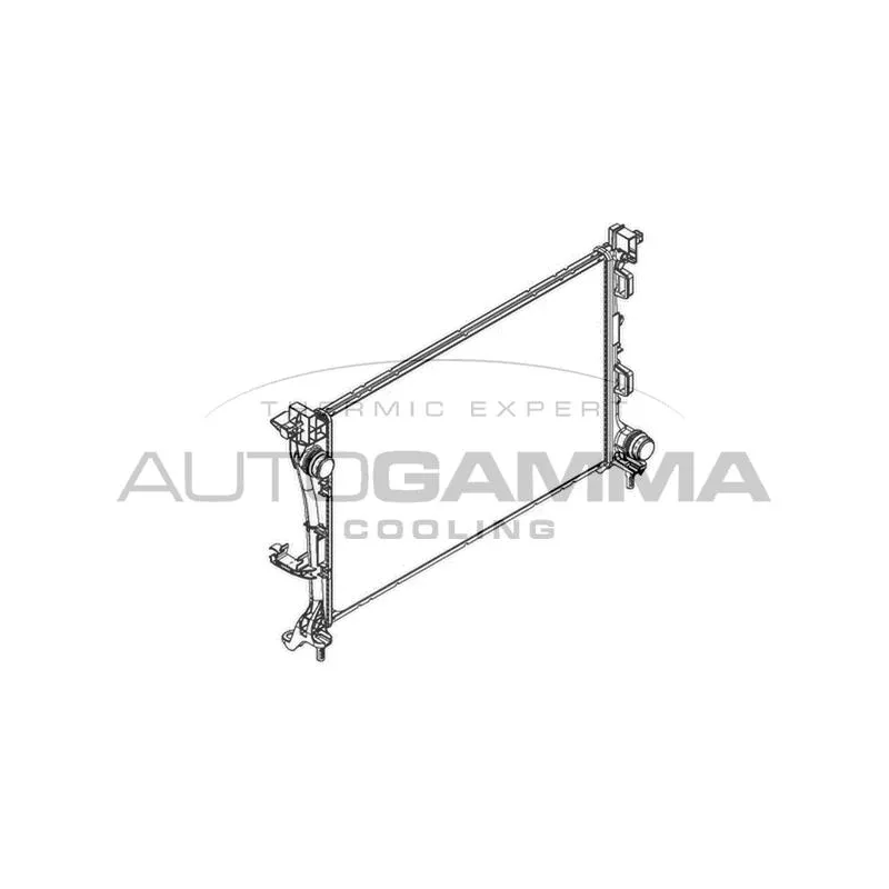 Radiateur, refroidissement du moteur AUTOGAMMA 107209