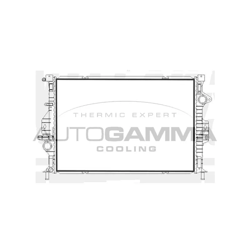 Radiateur, refroidissement du moteur AUTOGAMMA 107216