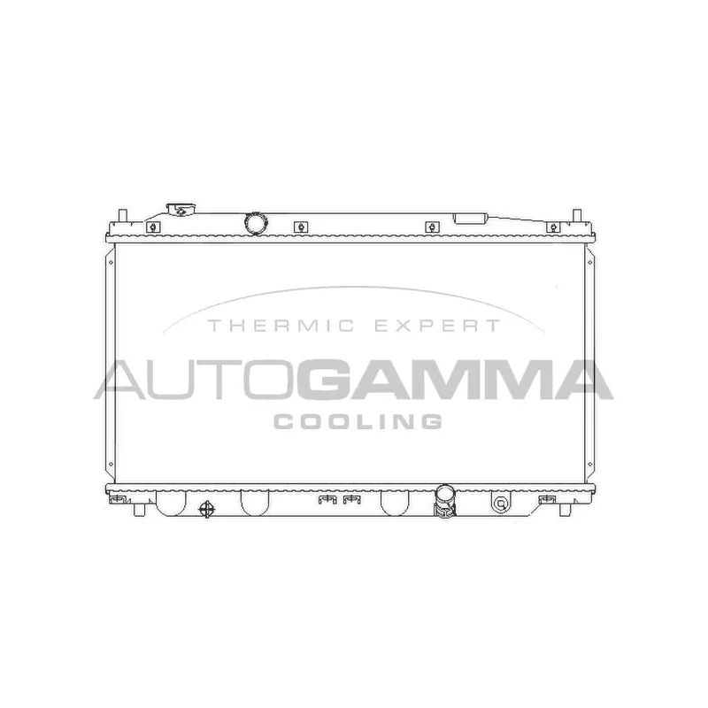 Radiateur, refroidissement du moteur AUTOGAMMA 107218