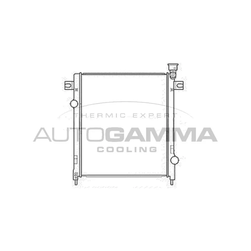 Radiateur, refroidissement du moteur AUTOGAMMA 107219