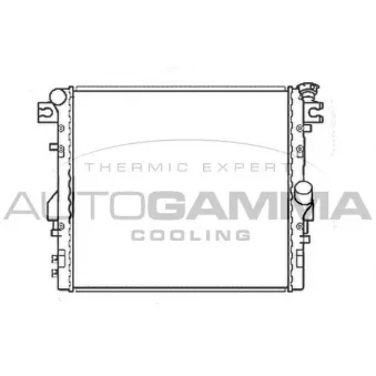 Radiateur, refroidissement du moteur AUTOGAMMA 107222