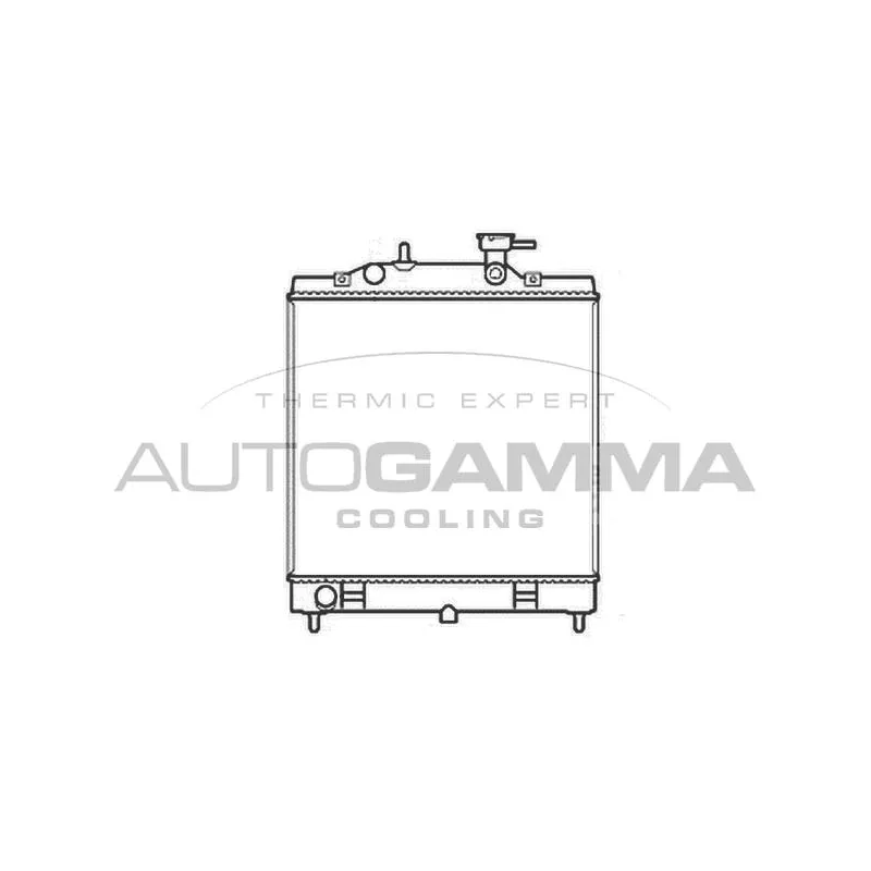 Radiateur, refroidissement du moteur AUTOGAMMA 107227