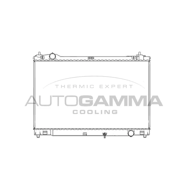 Radiateur, refroidissement du moteur AUTOGAMMA 107228