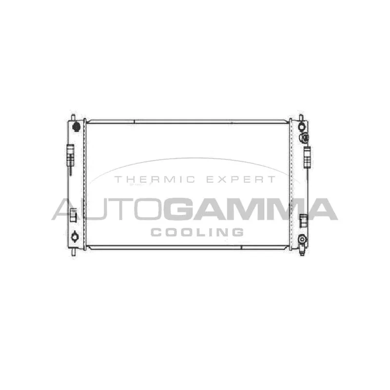 Radiateur, refroidissement du moteur AUTOGAMMA 107231