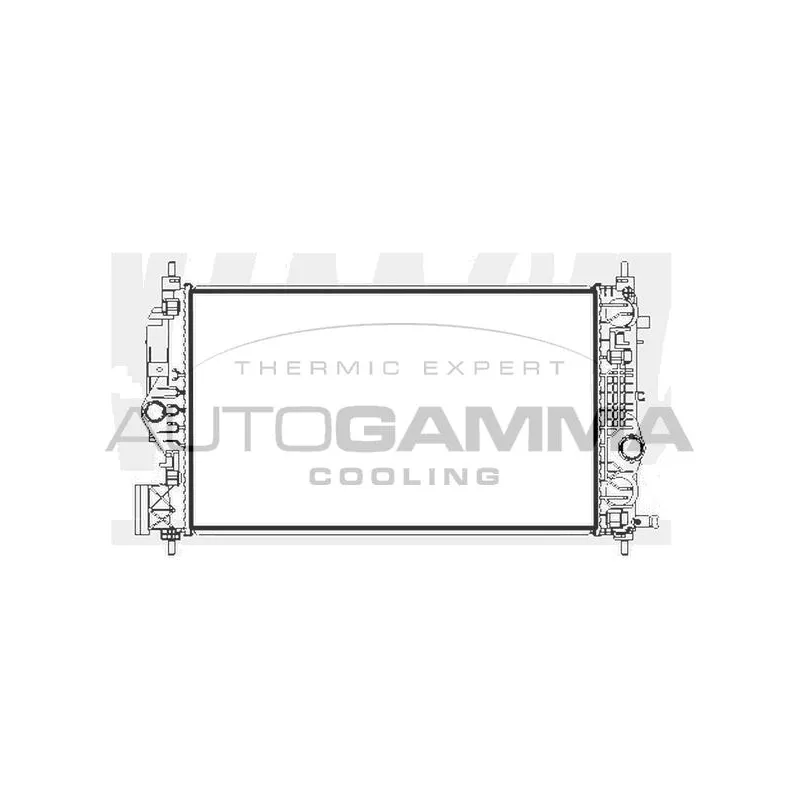 Radiateur, refroidissement du moteur AUTOGAMMA 107234