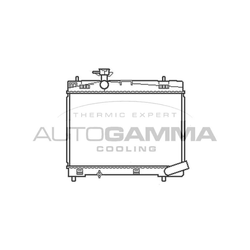 Radiateur, refroidissement du moteur AUTOGAMMA 107242