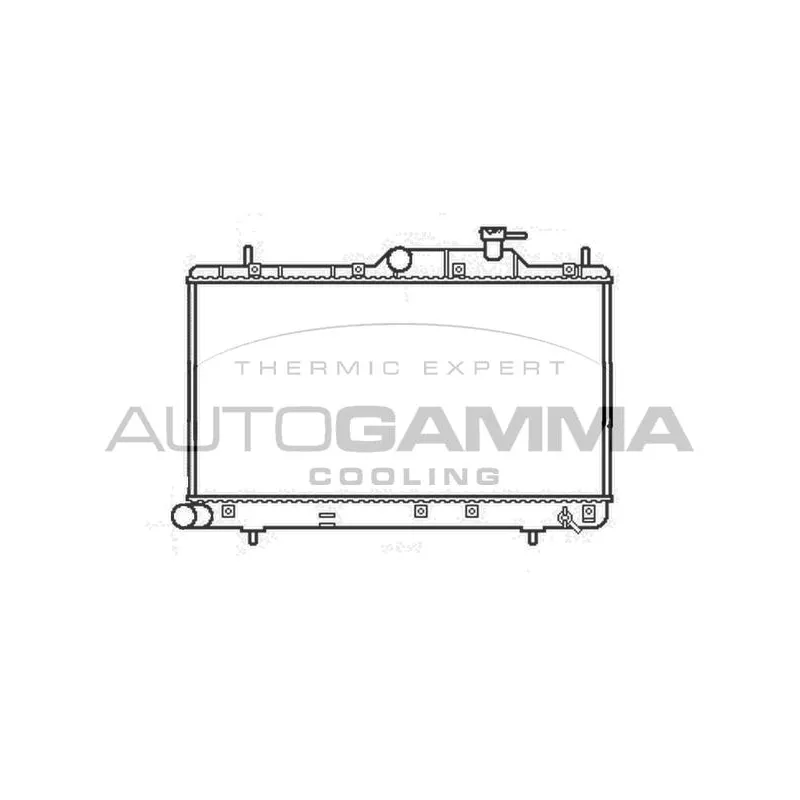 Radiateur, refroidissement du moteur AUTOGAMMA 107249