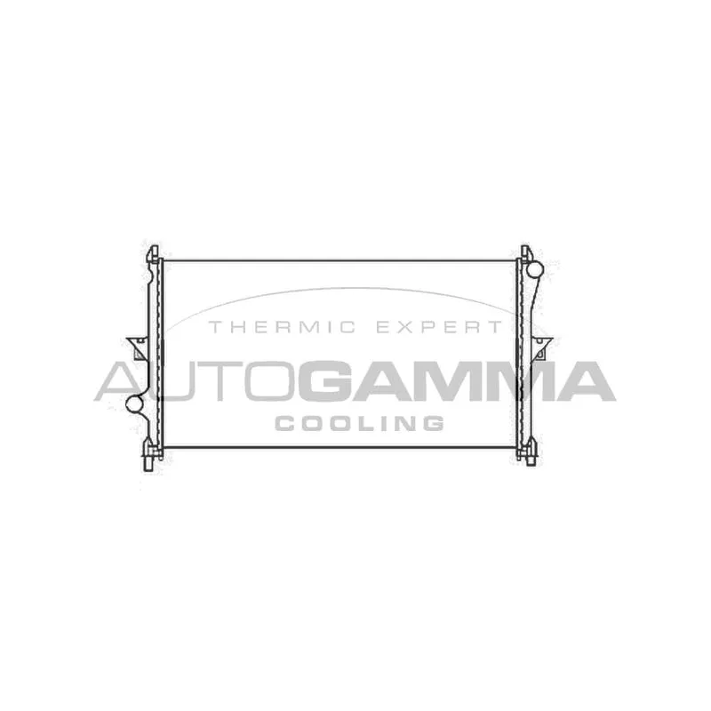 Radiateur, refroidissement du moteur AUTOGAMMA 107250