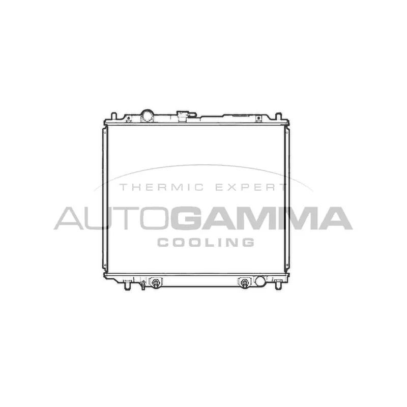 Radiateur, refroidissement du moteur AUTOGAMMA 107252