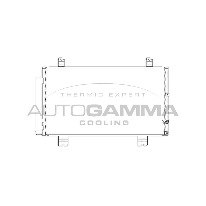 Condenseur, climatisation AUTOGAMMA 107271