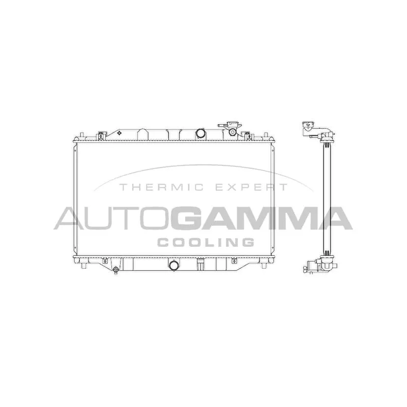 Radiateur, refroidissement du moteur AUTOGAMMA 107273