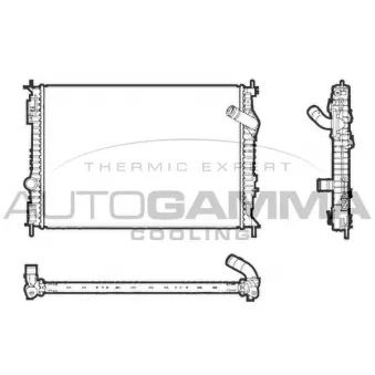 Radiateur, refroidissement du moteur AUTOGAMMA