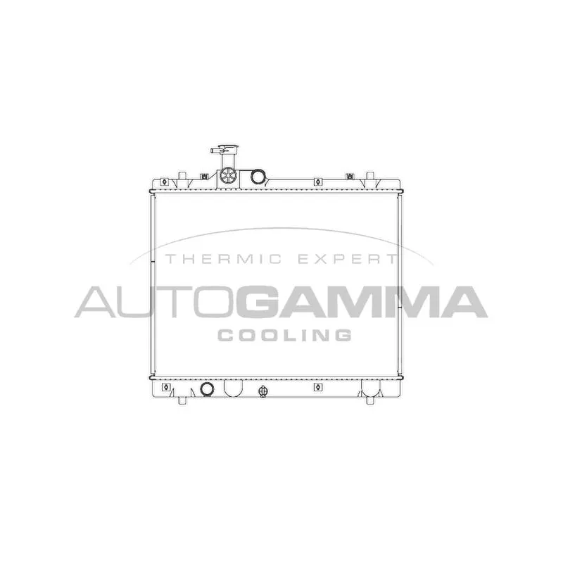 Radiateur, refroidissement du moteur AUTOGAMMA 107282