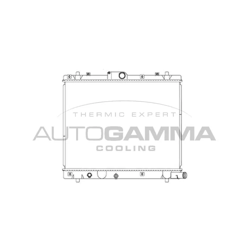 Radiateur, refroidissement du moteur AUTOGAMMA 107283