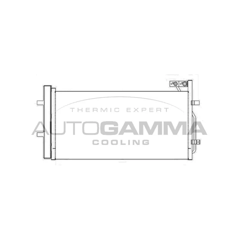 Condenseur, climatisation AUTOGAMMA 107285