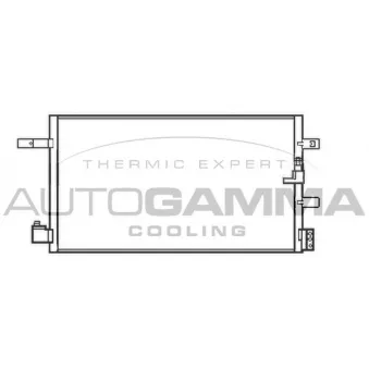 Condenseur, climatisation AUTOGAMMA 107287