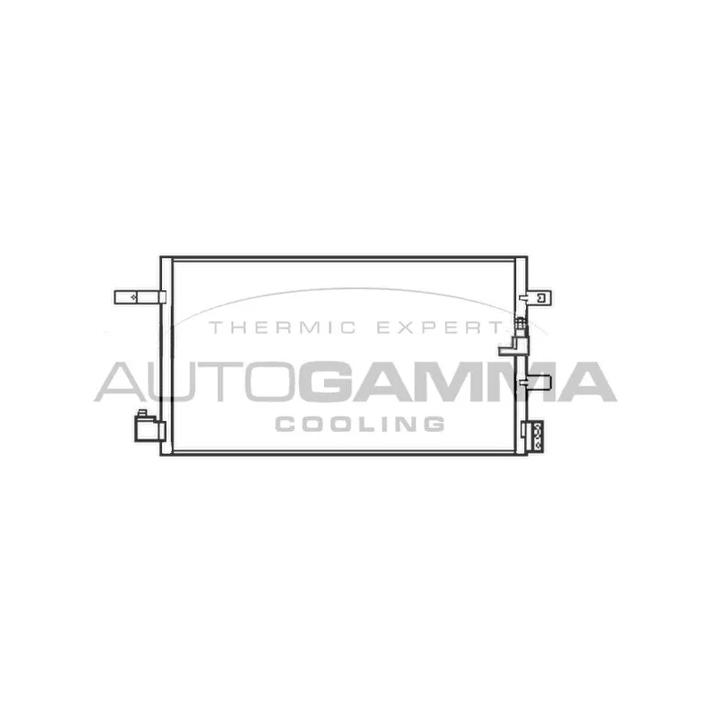 Condenseur, climatisation AUTOGAMMA 107287
