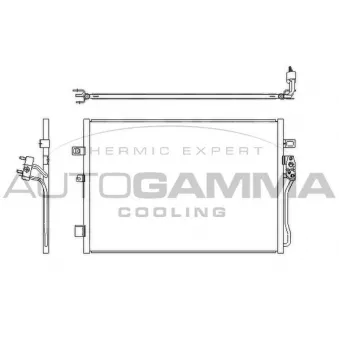 Condenseur, climatisation AUTOGAMMA 107289