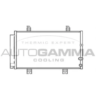 Condenseur, climatisation AUTOGAMMA 107292