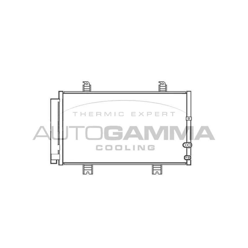 Condenseur, climatisation AUTOGAMMA 107292
