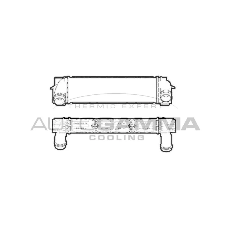 Intercooler, échangeur AUTOGAMMA 107293