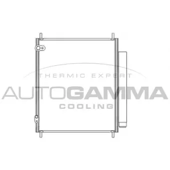 Condenseur, climatisation AUTOGAMMA 107294