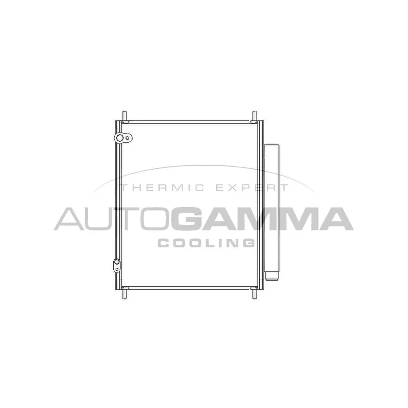 Condenseur, climatisation AUTOGAMMA 107294