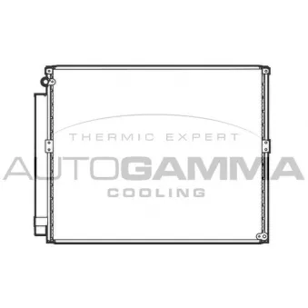 Condenseur, climatisation AUTOGAMMA 107295