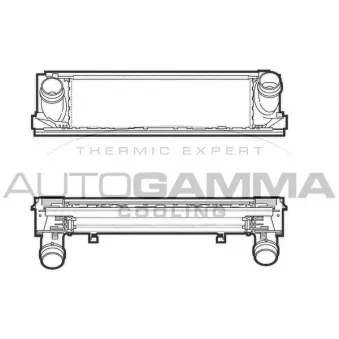 Intercooler, échangeur AUTOGAMMA 107298