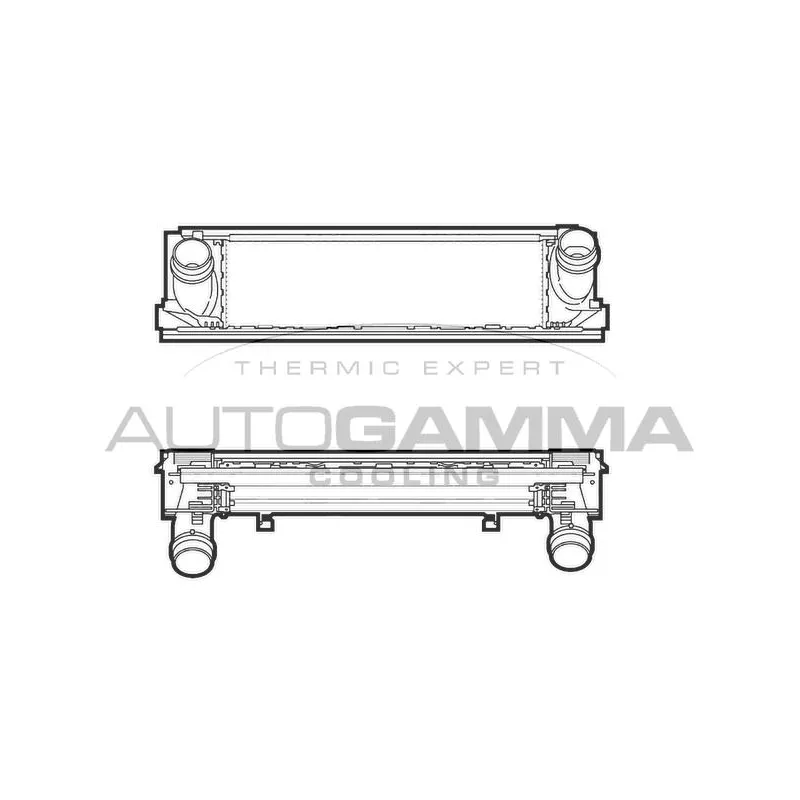 Intercooler, échangeur AUTOGAMMA 107298