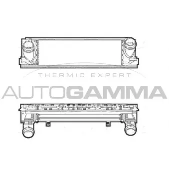 Intercooler, échangeur AUTOGAMMA 107299