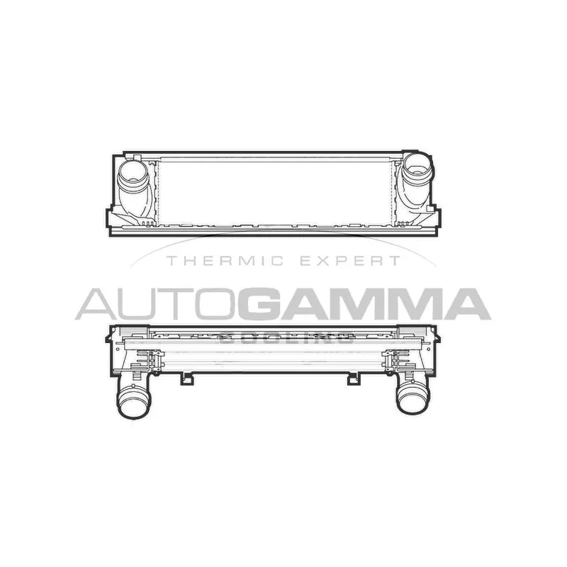 Intercooler, échangeur AUTOGAMMA 107300