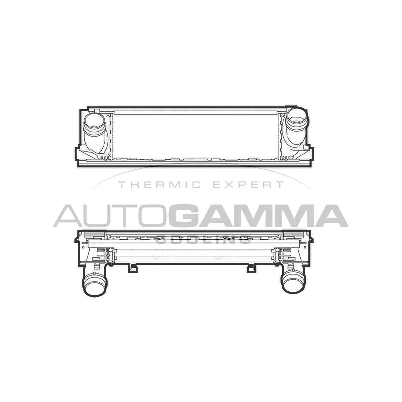 Intercooler, échangeur AUTOGAMMA 107301