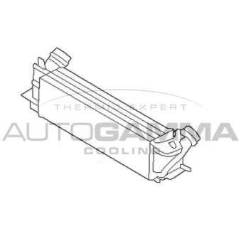 Intercooler, échangeur AUTOGAMMA 107303