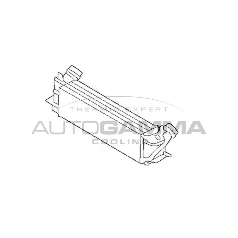 Intercooler, échangeur AUTOGAMMA 107303