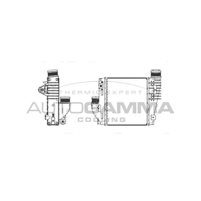 Intercooler, échangeur AUTOGAMMA 107305