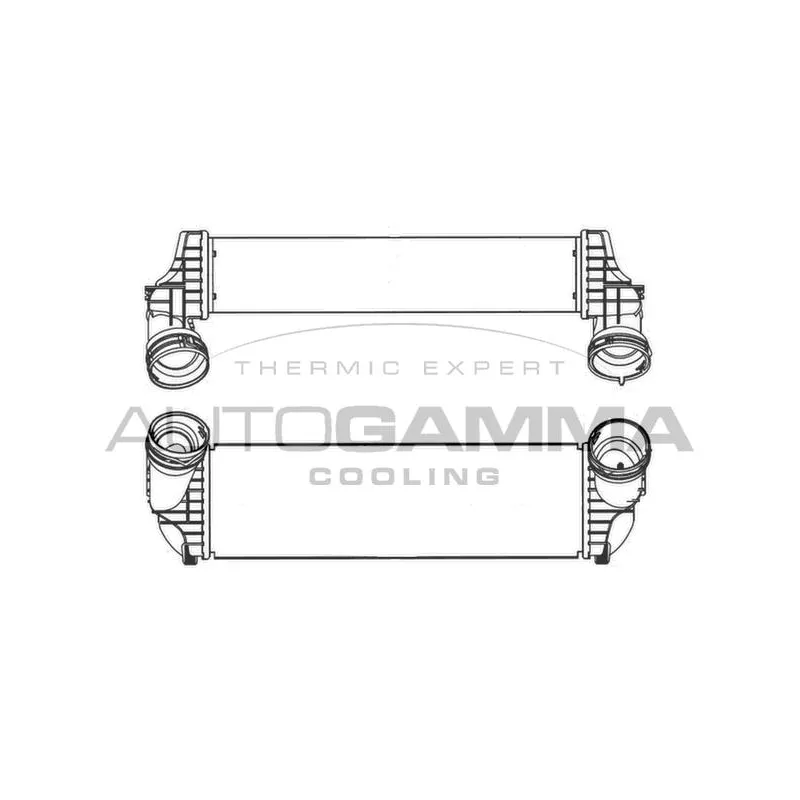 Intercooler, échangeur AUTOGAMMA 107307