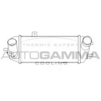 Intercooler, échangeur AUTOGAMMA 107314