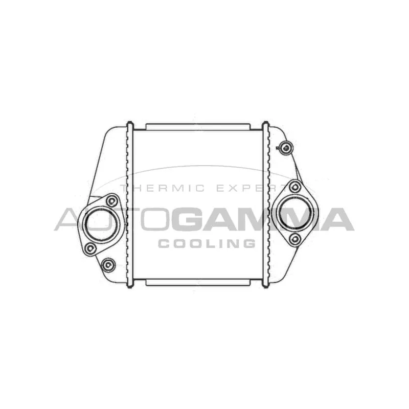 Intercooler, échangeur AUTOGAMMA 107323