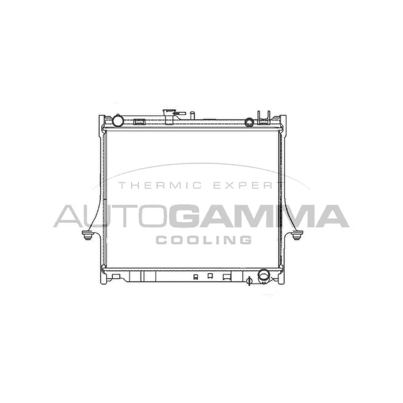 Radiateur, refroidissement du moteur AUTOGAMMA 107325