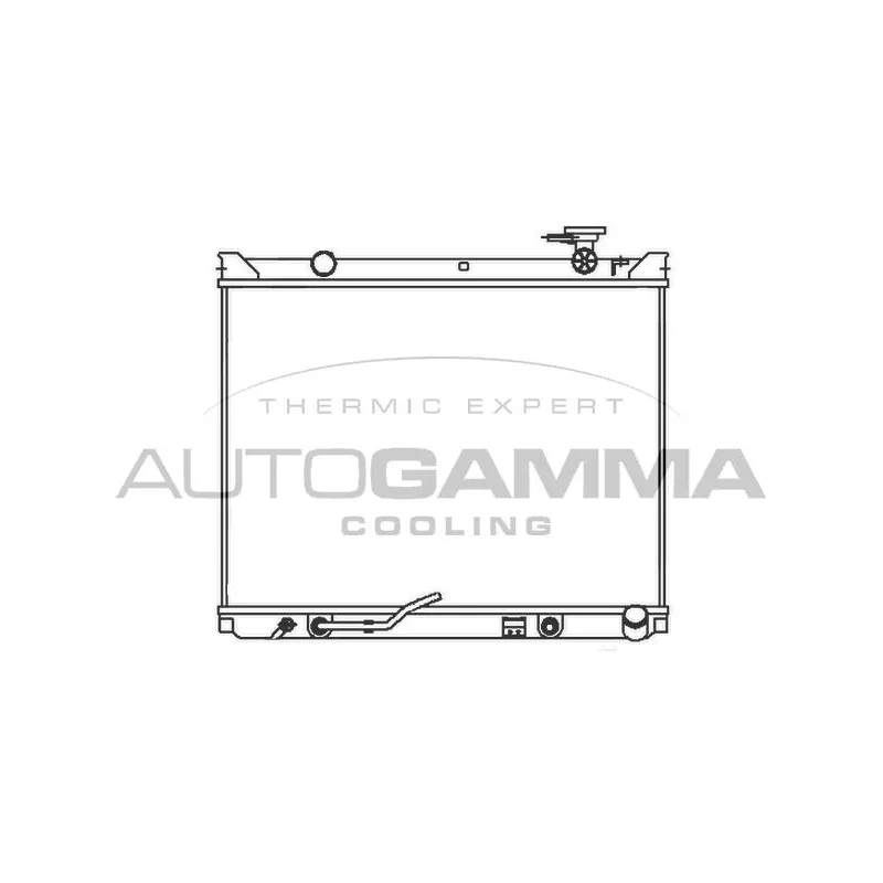 Radiateur, refroidissement du moteur AUTOGAMMA 107329