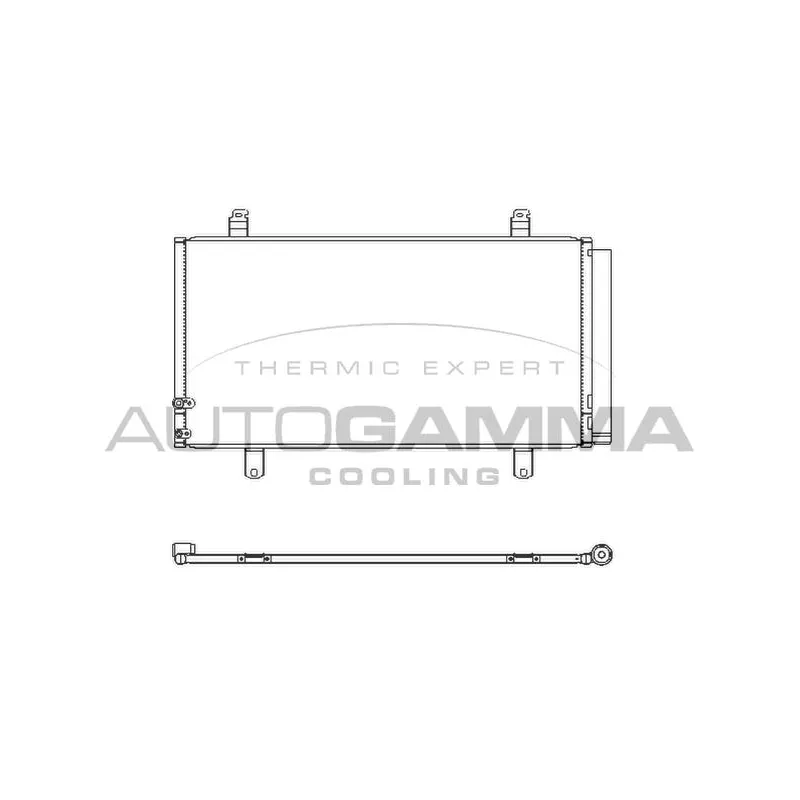 Condenseur, climatisation AUTOGAMMA 107339