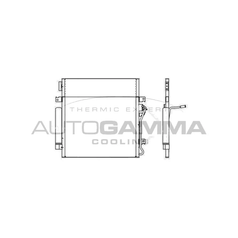 Condenseur, climatisation AUTOGAMMA 107346
