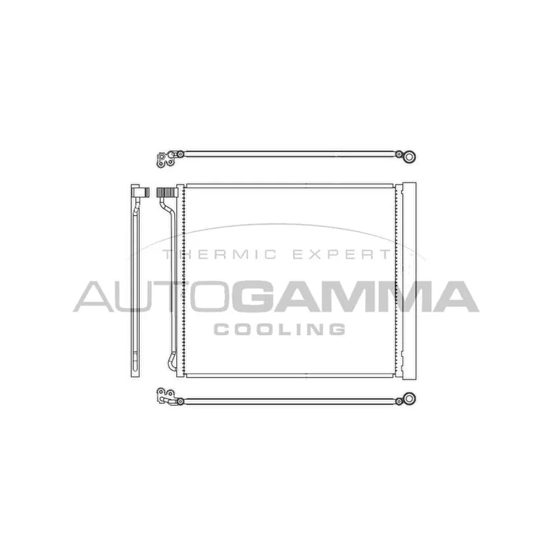 Condenseur, climatisation AUTOGAMMA 107347